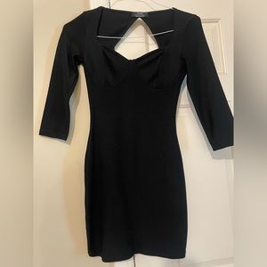 Bershka mini open back dress